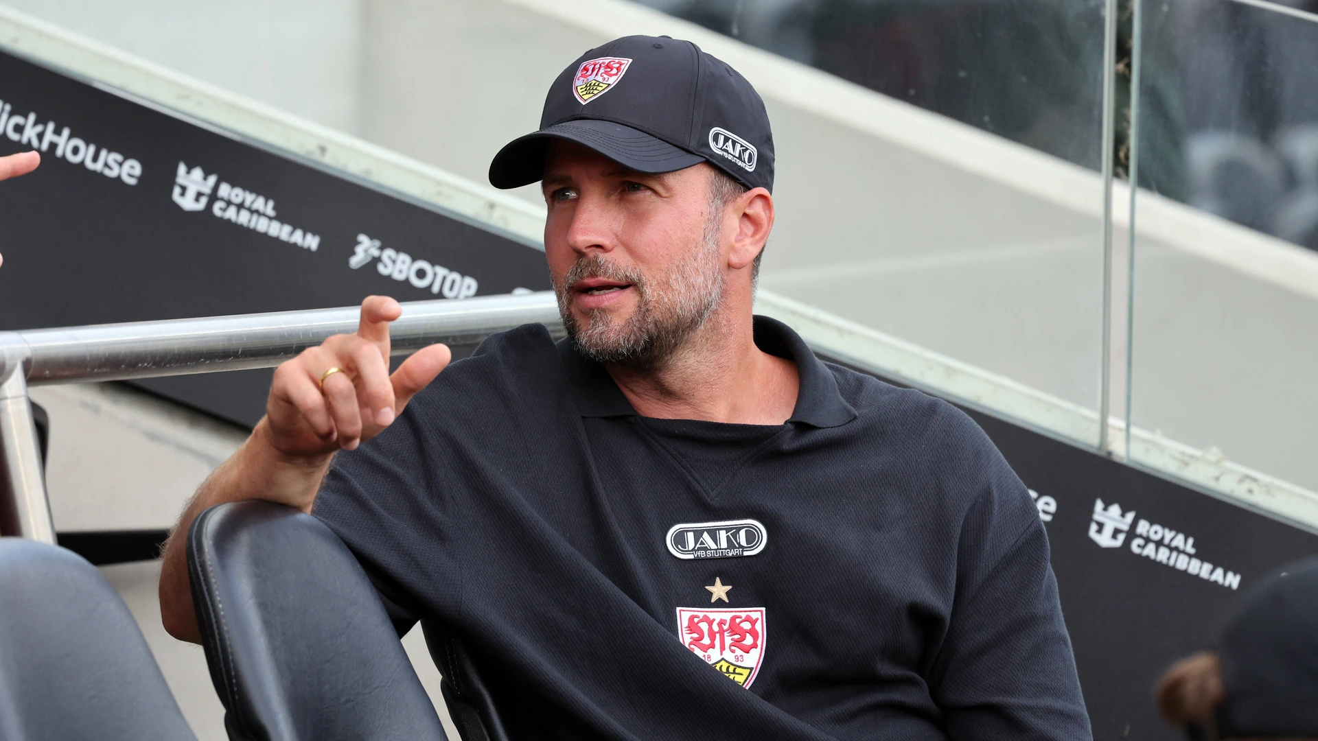 August 15, 2026: Fulham FC vs. VfB Stuttgart, England, London, August 15, 2026, Soccer, Bundesliga, 20262027 Season, Friendly Match, Fulham FC vs. VfB Stuttgart, Sebastian Hoeneß, Coach of VfB Stuttgart