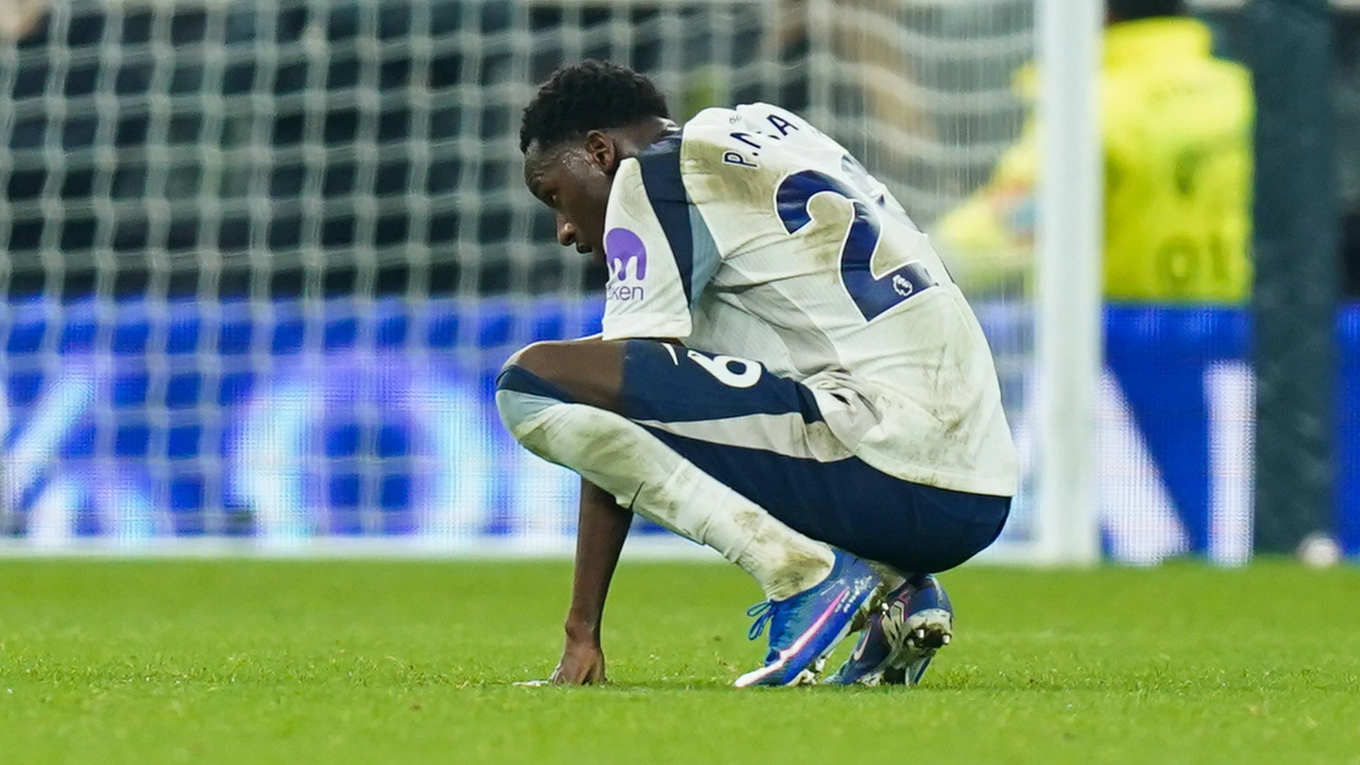 Tottenham Hotspur v Crystal Palace, Premier League Pape Matar Sarr of Tottenham Hotspur looks dejected after the Tottenham Hotspur v Crystal Palace Premier League match at the Tottenham Hotspur Stadium, London, England on 5 March 2026