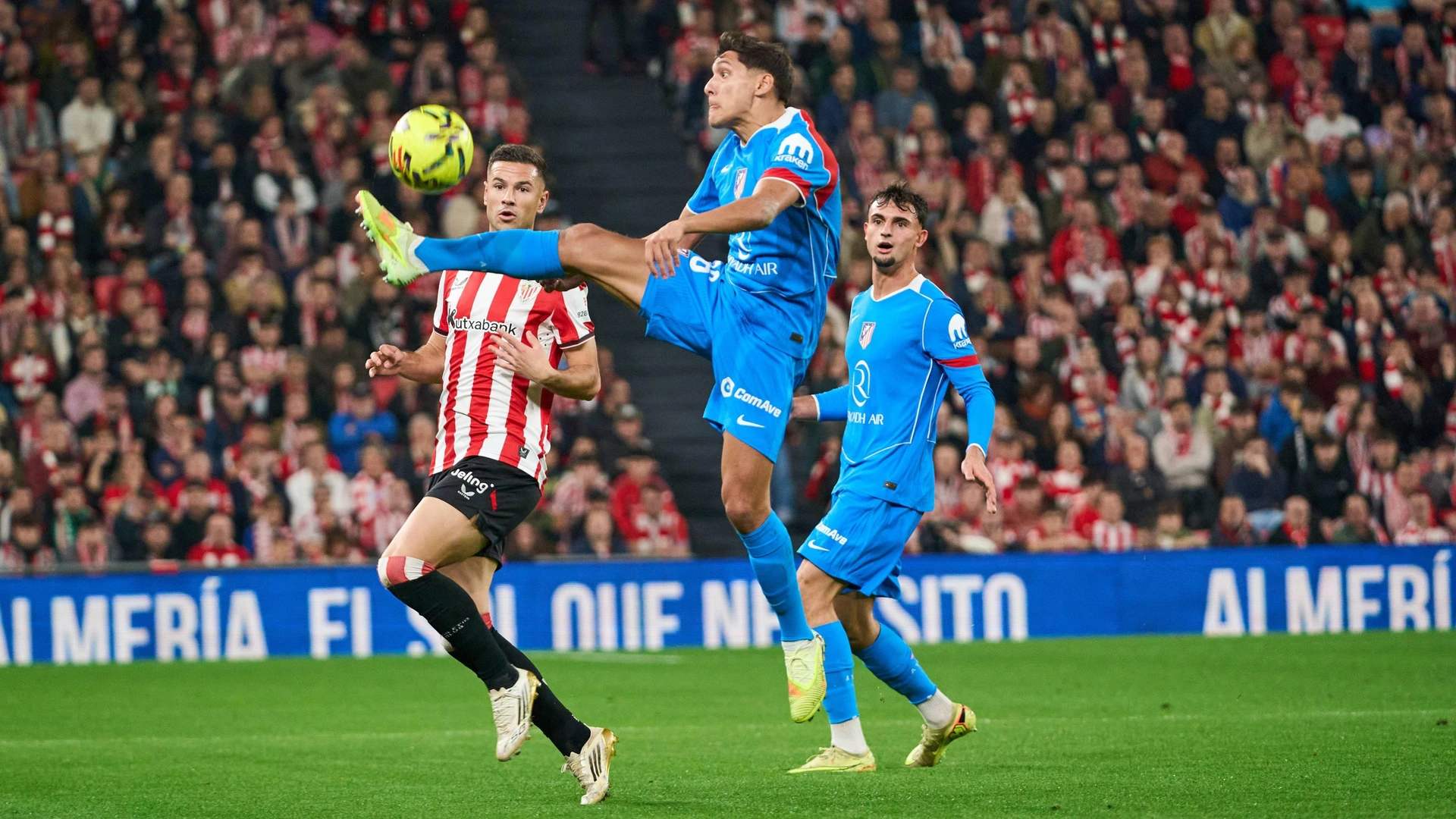 Spanish La Liga EA Sports soccer match Athletic Club vs Atletico de Madrid at San Mames stadium in Bilbao, Spain. 06 December 2025