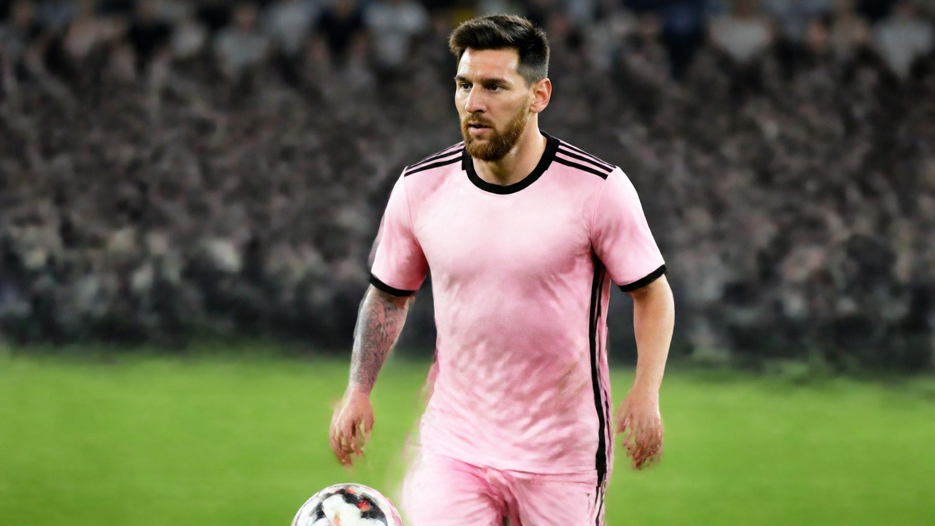 Лионел Меси преди Мача на звездите на MLS