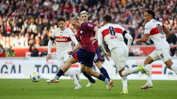 27 01 24 VfB Stuttgart RB Leipzig Angelo Stiller VfB Stuttgart , Xaver Schlager RB Leipzig , Enzo Millot, Jamie Leweling both VfB Stuttgart