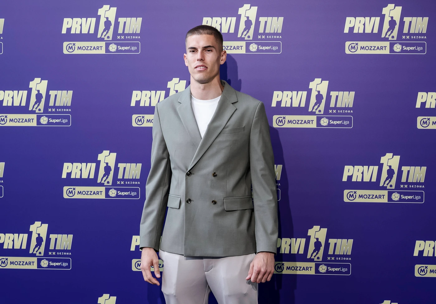 Dodela Nagrada - Mozzart Super League Season 2025 2026 goalkeeper Balsa Popovic of OFK Beograd during the Super liga Mozzart dodela nagrada, awards ceremony for season 2025 2026 on May 19, 2026 in ...