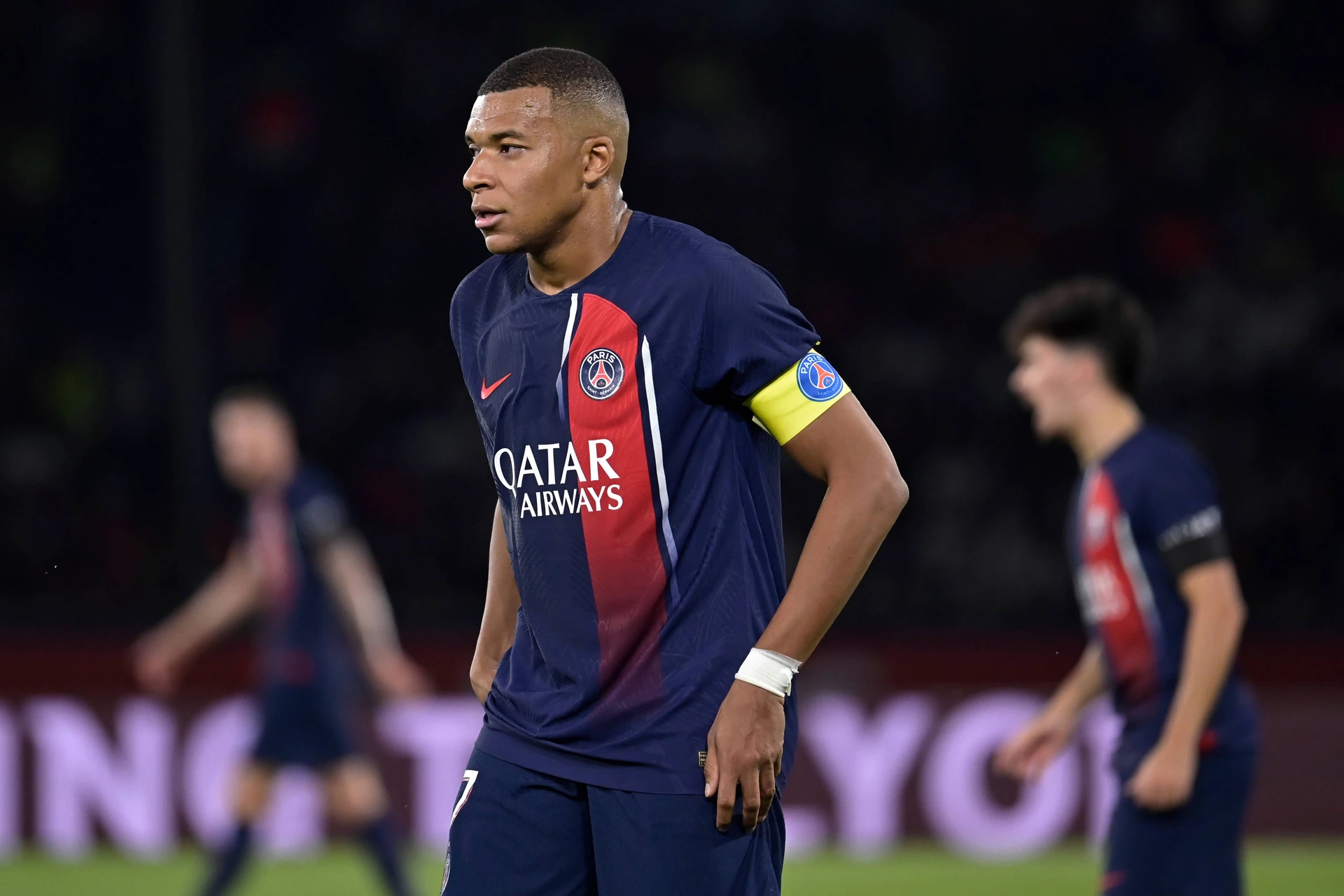 - PSG - OGC Nice - 15 09 2023 - France Ile-de-France (region) Paris - Kylian Mbappe during the 5th Journee de ligue 1 Ubereats, between PSG and OGC Nice at the Parc des Princes, September 15, 2023 PUBLICATIONxNOTxINxFRAxRUS JulienxMattiax xLexPictorium LePictorium_0283705
