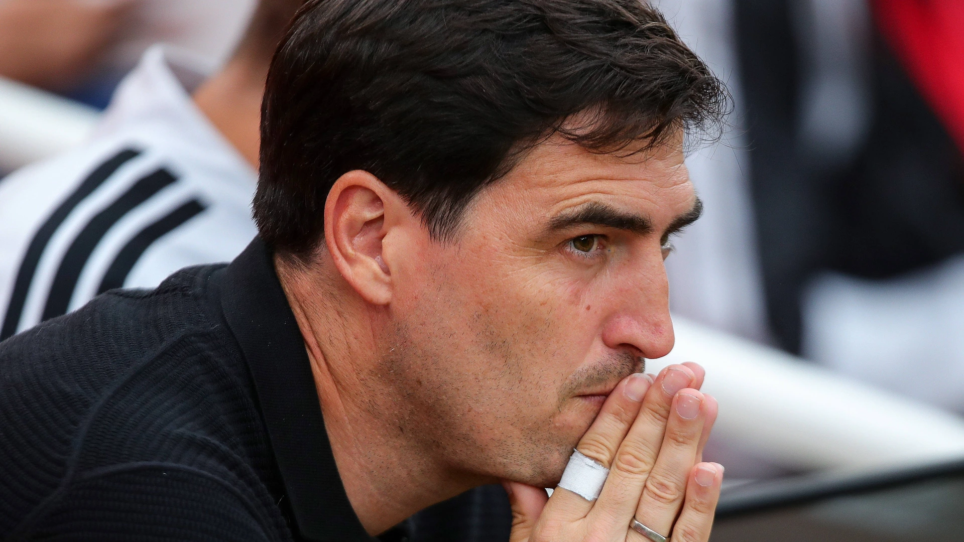 Andoni Iraola, manager of Liverpool during the Liverpool v Como 1907 Pre-Season Friendly match at Anfield, Liverpool, England on 16 August 2026 