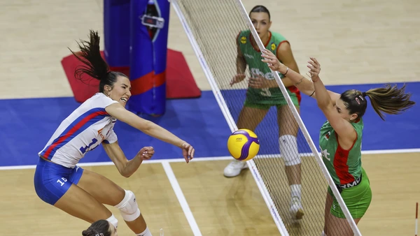 Womens Volleyball Nations League - Belgrade 2026 during the Womens Volleyball Nations League Pool 7 match between Czech Republic and Bulgaria at Belgrade Arena on July 10, 2026