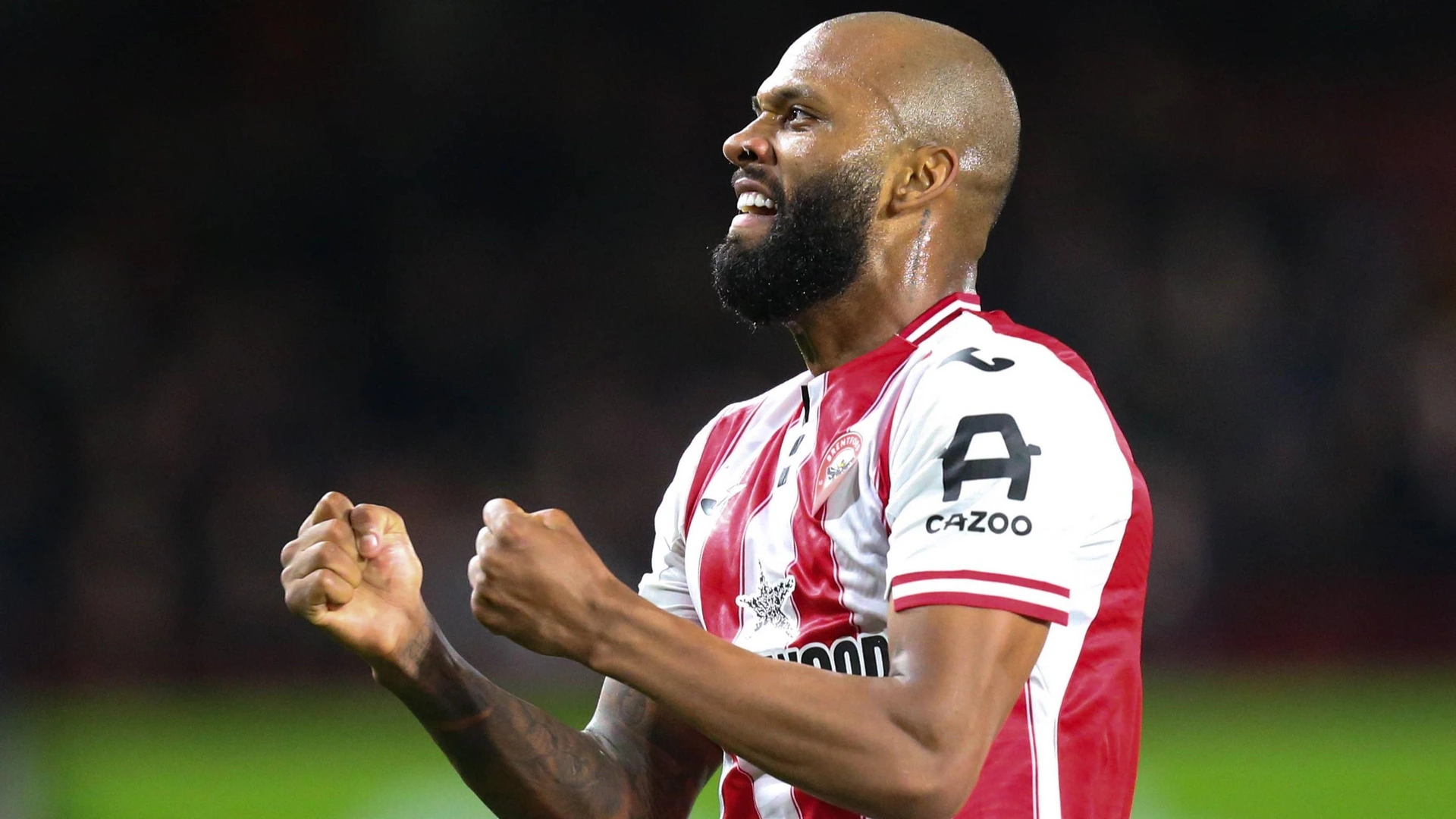 LONDON, ENGLAND - MARCH 16: GOAL 2-0. Igor Thiago of Brentford celebrates after scoring a goal during the Premier League match between Brentford and Wolverhampton Wanderers at Gtech Community Stadium on March 16, 2026 in London, England.
