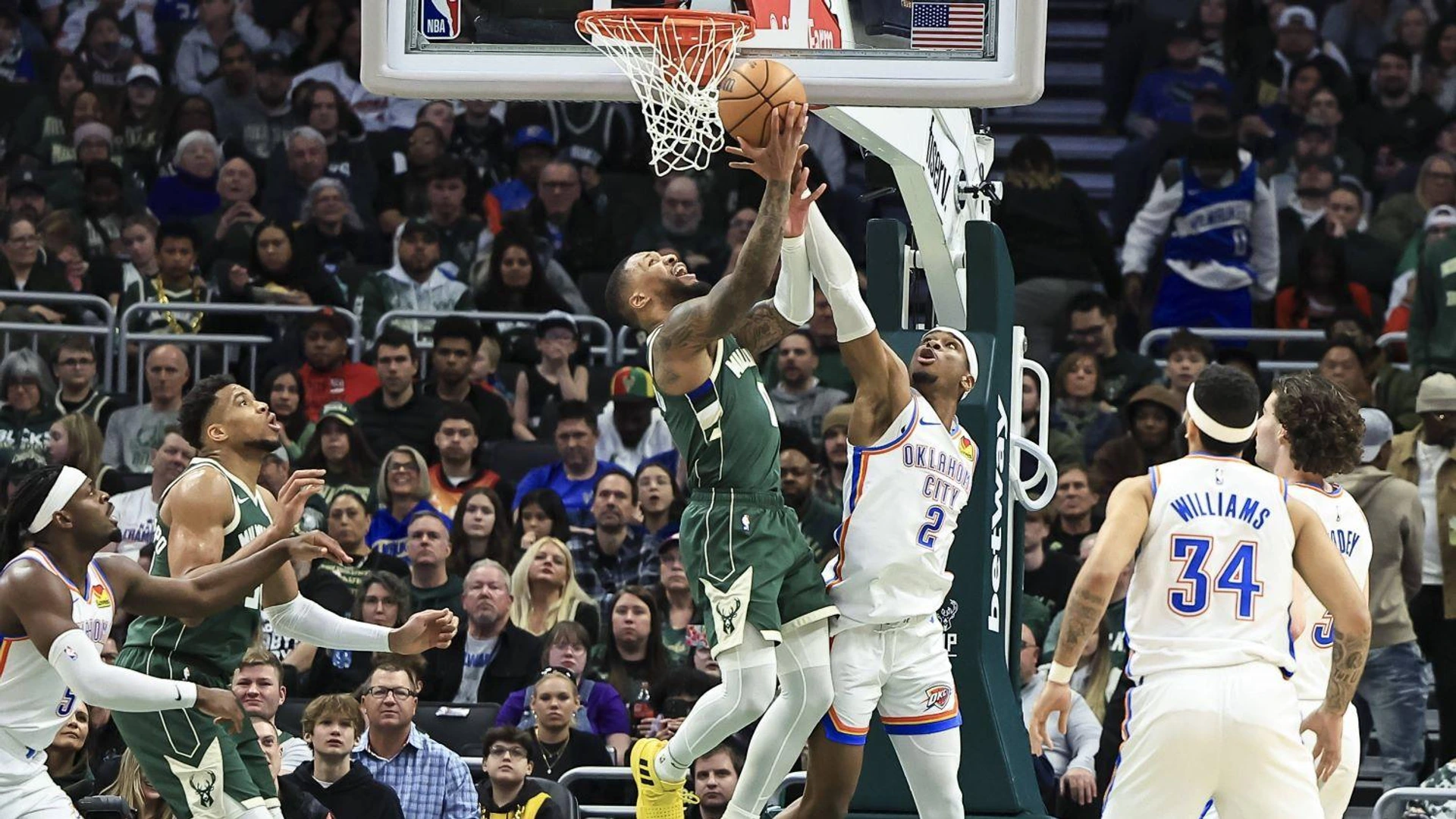 🏀NBA: Оклахома Сити готви разгром срещу Милуоки