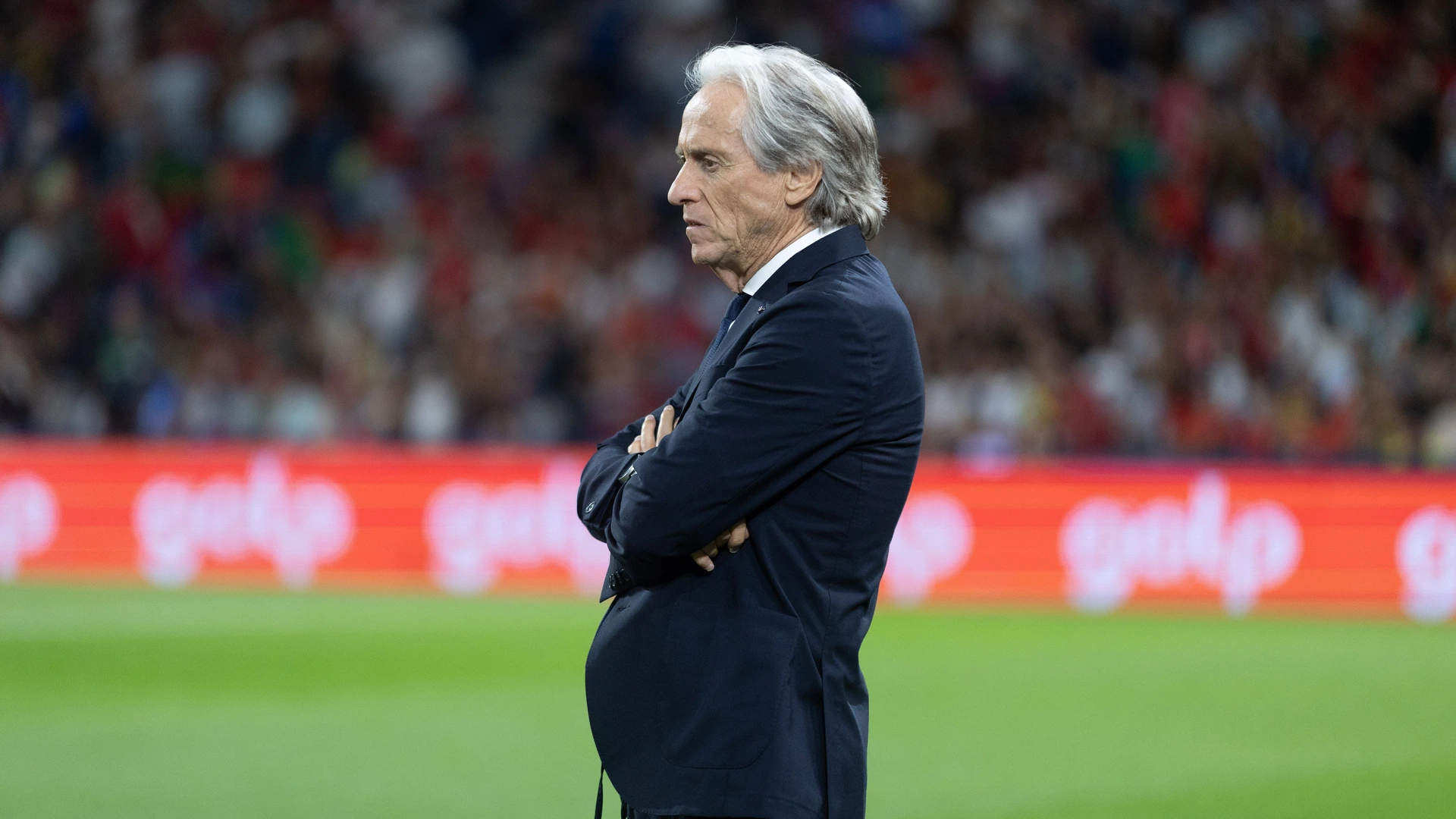 Jorge Jesus, head coach of Portugal, during the UEFA Nations League 2026/27 Group A4 match between Portugal and Norway at Estadio do Dragao in Porto, Portugal, on October 4, 2026.