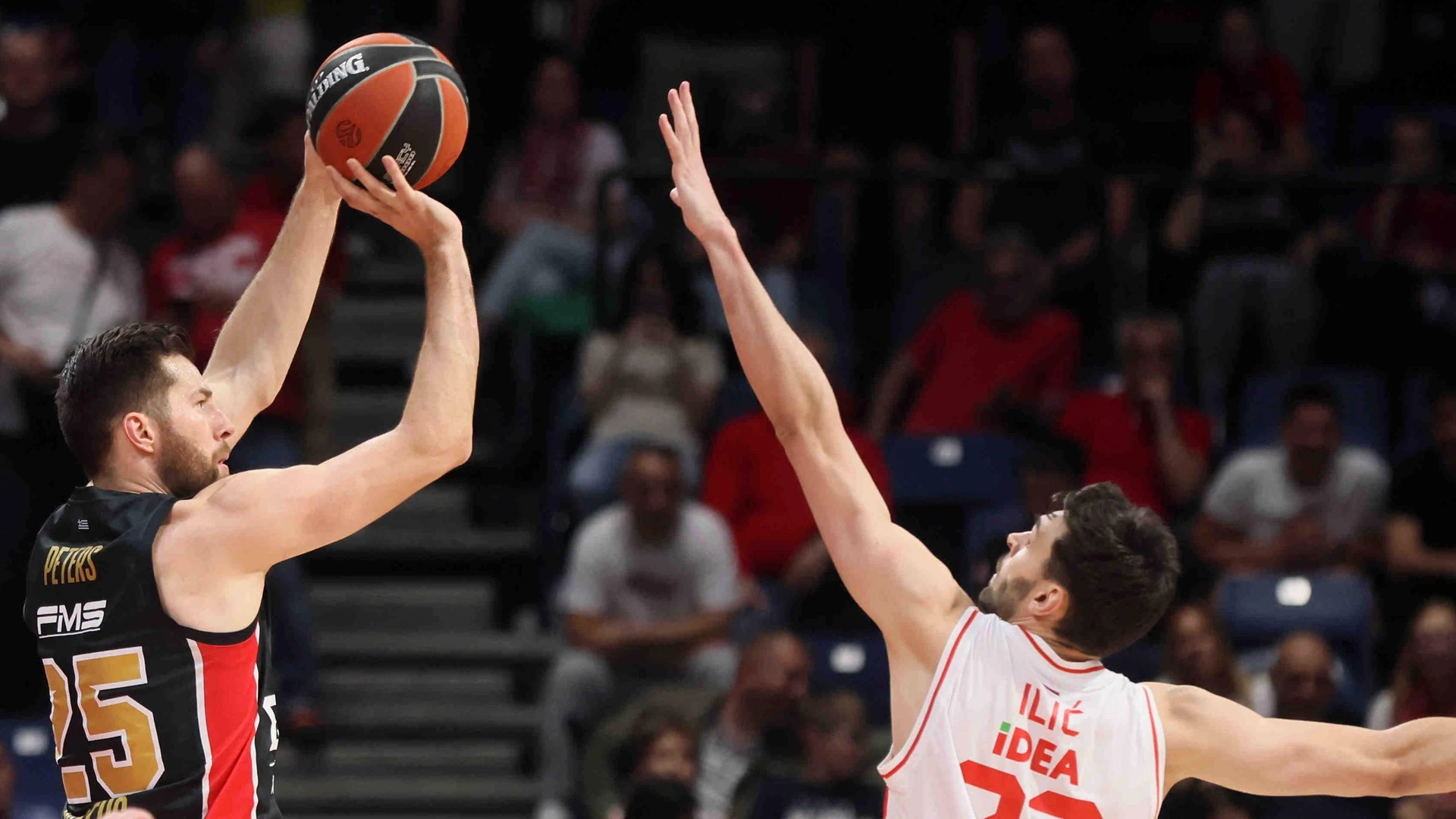 CRVENA ZVEZDA vs OLYMPIACOS ALEC PETERS basketball player of Olympiacos, at the Euroleague match against Crvena Zvezda