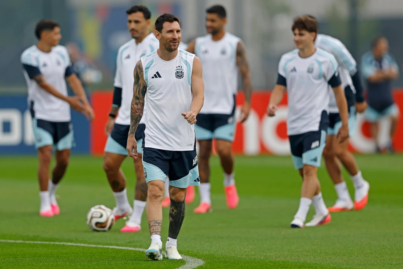 RECORD DATE NOT STATED 18th July 2026; Columbia Park Training Facility, Morristown, New Jersey, United States of America; FIFA World Cup, WM, Weltmeisterschaft, Fussball Football, Argentina Trainin...