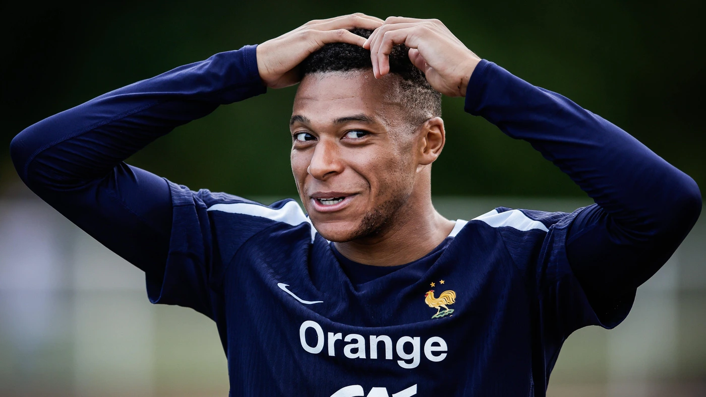 Kylian MBAPPE of France during a training session as part of preparations for upcoming FIFA World Cup, 2026 Group D European qualification football matches at Centre National du Football on September 02, 2025