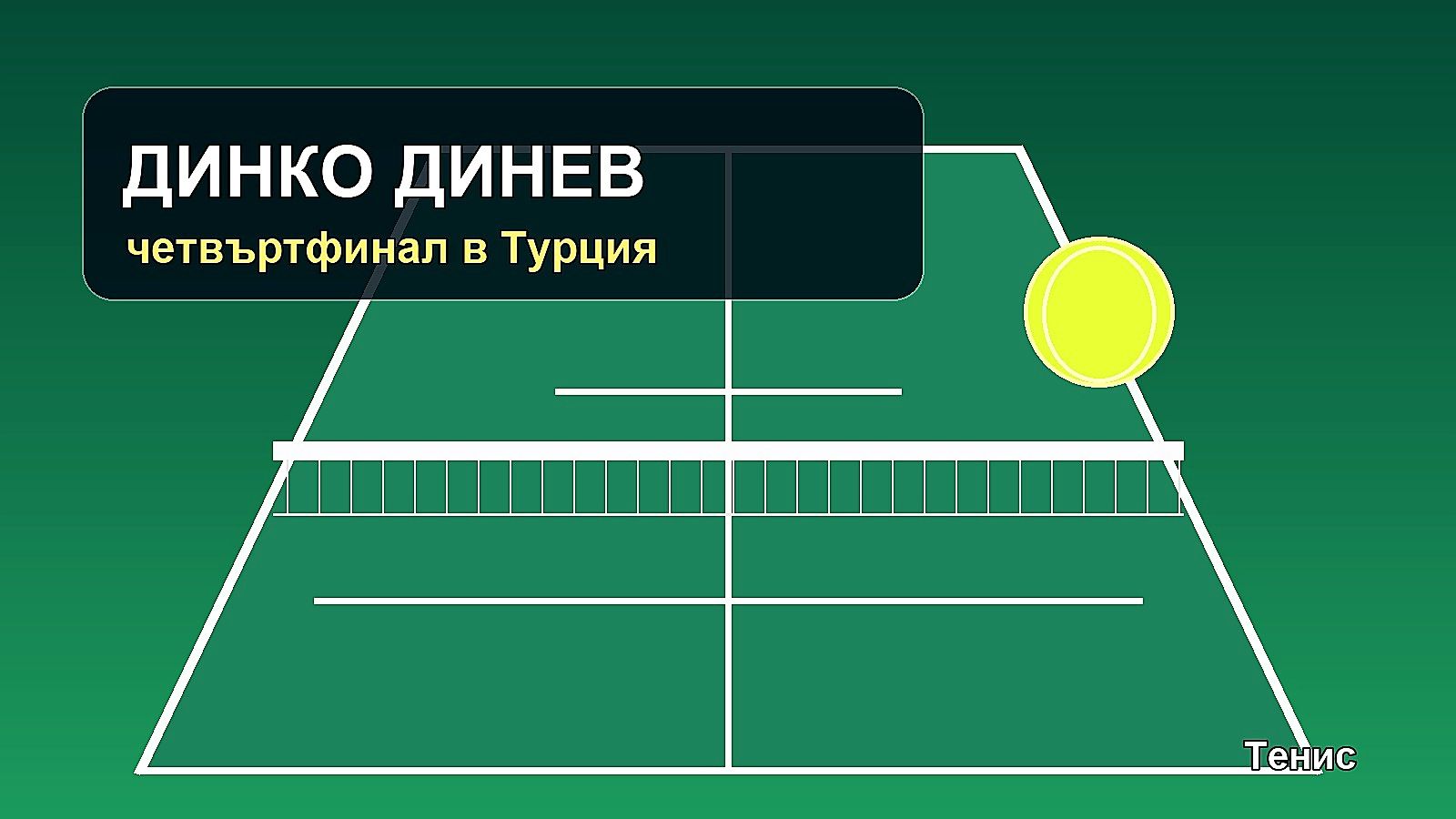 Динко Динев продължава към четвъртфиналите в Турция