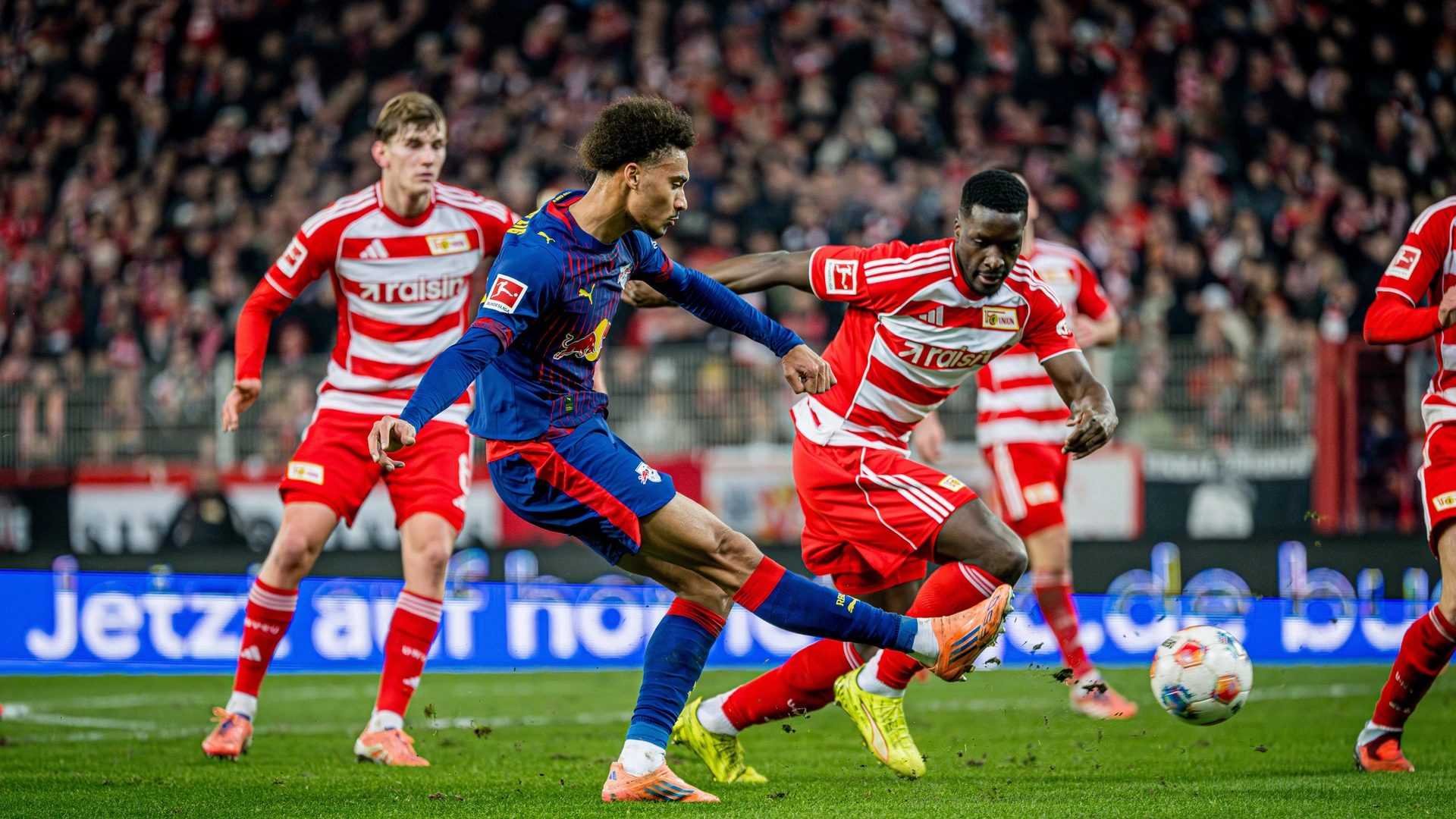 Leipzigs Tidiam Gomis Soccer 1 Bundesliga, Matchday 14 1 FC Union Berlin RB Leipzig 3 1