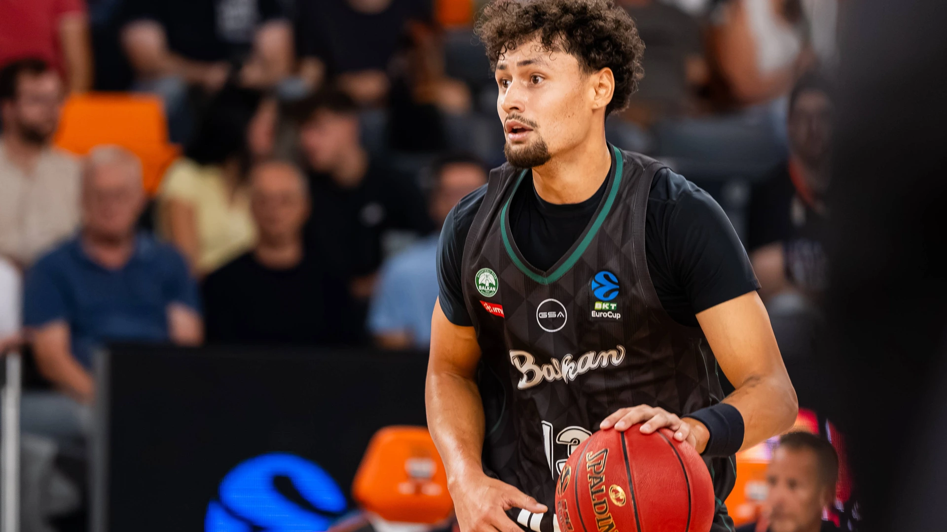September 30, 2026 Javante Latrell McCoy Balkan Botevgrad, 13, during the game between Ratiopharm Ulm and Balkan Botevgrad on Matchday 1 of the BKT EuroCup