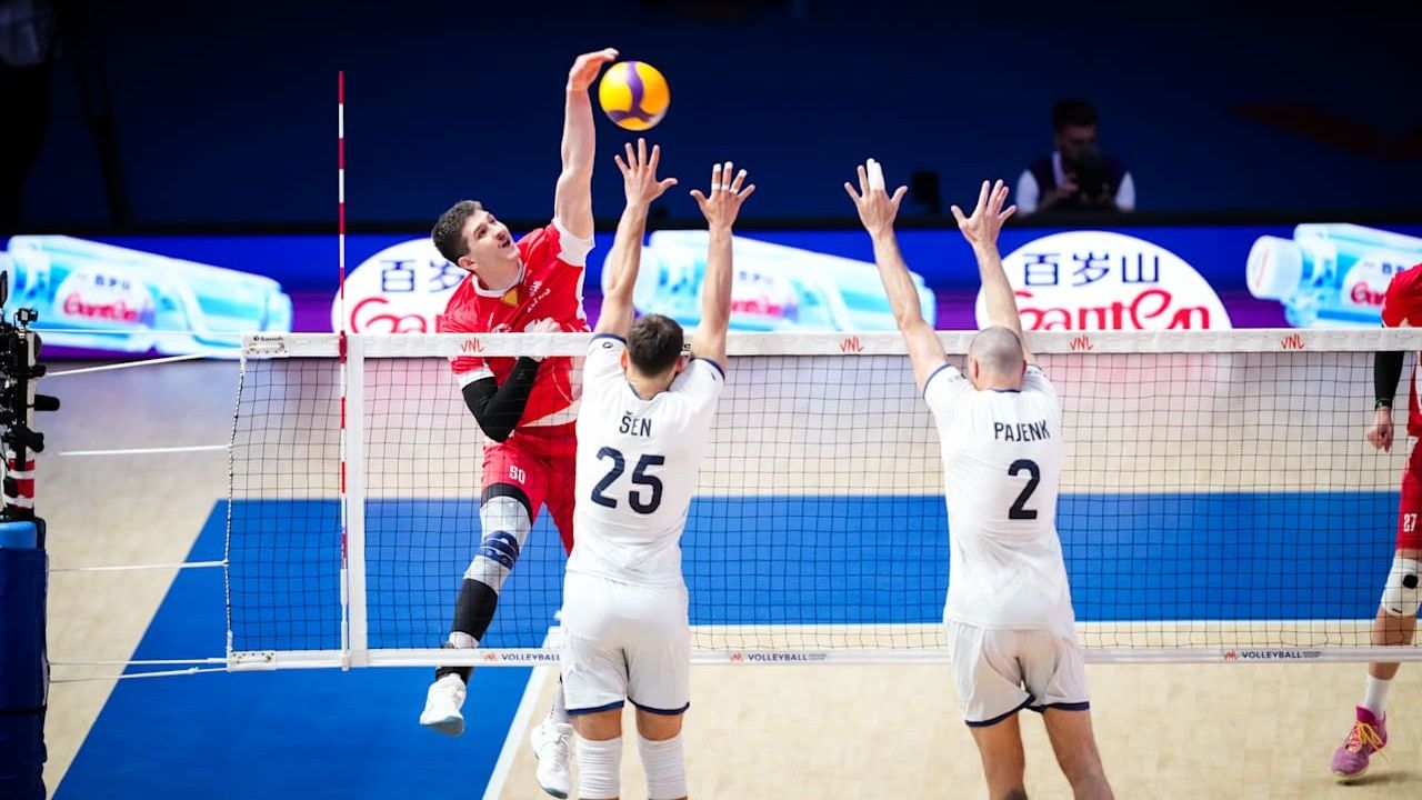 VOLLEBALL NATIONS LEAGUE, POLAND, SLOVENIA 
