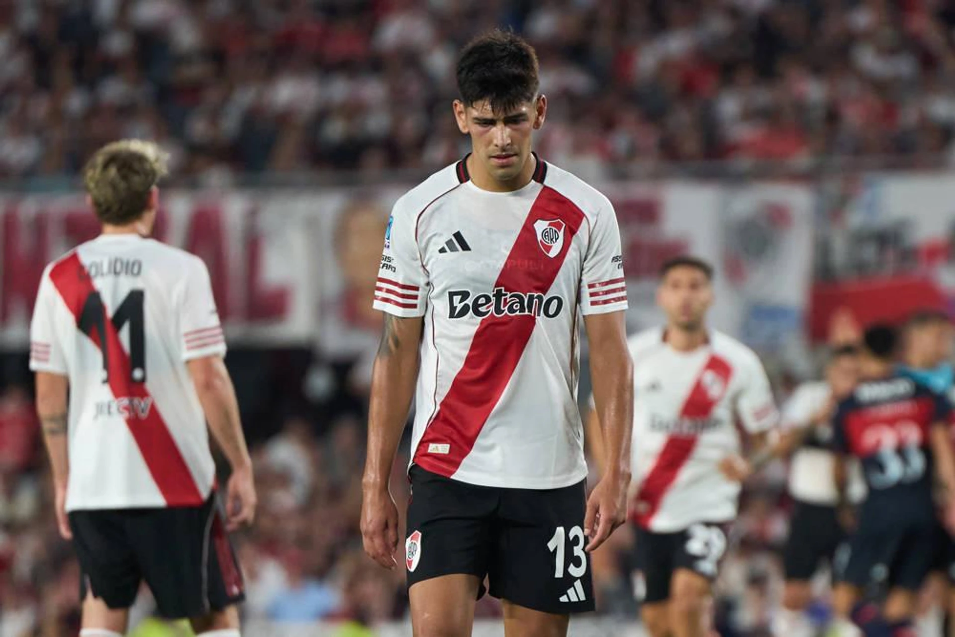 Lautaro Rivero of River Plate during the Liga Profesional de Futbol 2026 match between River Plate and Tigre at Estadio Monumental on February 7, 2026 in Buenos Aires, Argentina (Photo by Camilla Stolen Imago) Buenos Aires Argentina Copyright: xCamillaxStolenx L1103800