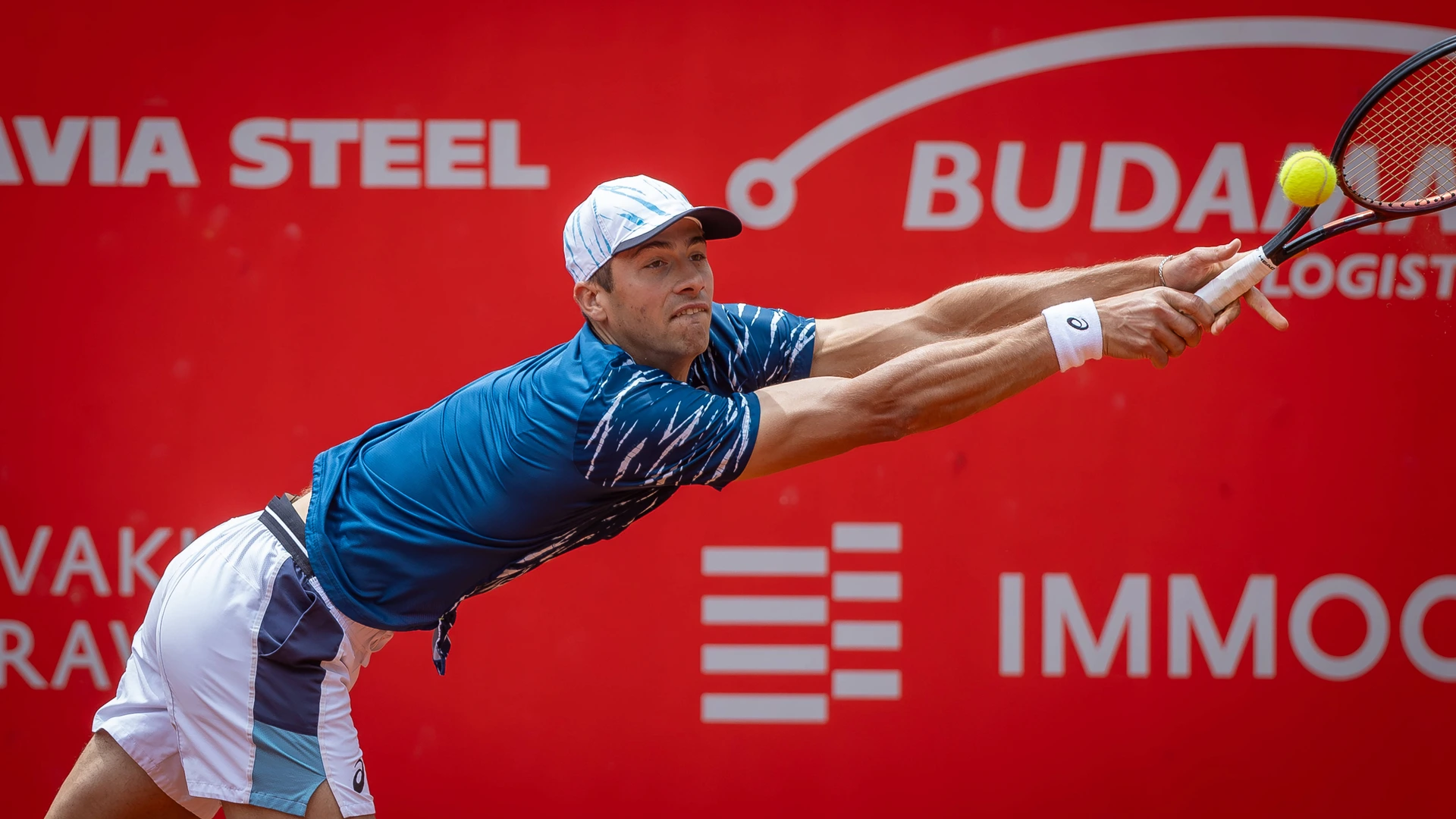 Alexander Donski Bulgaria during second round ATP Tennis Challenger tour 100 Bratislava Open match against Joao Lucas Reis Da Silva Brazil. June 10, 2026.