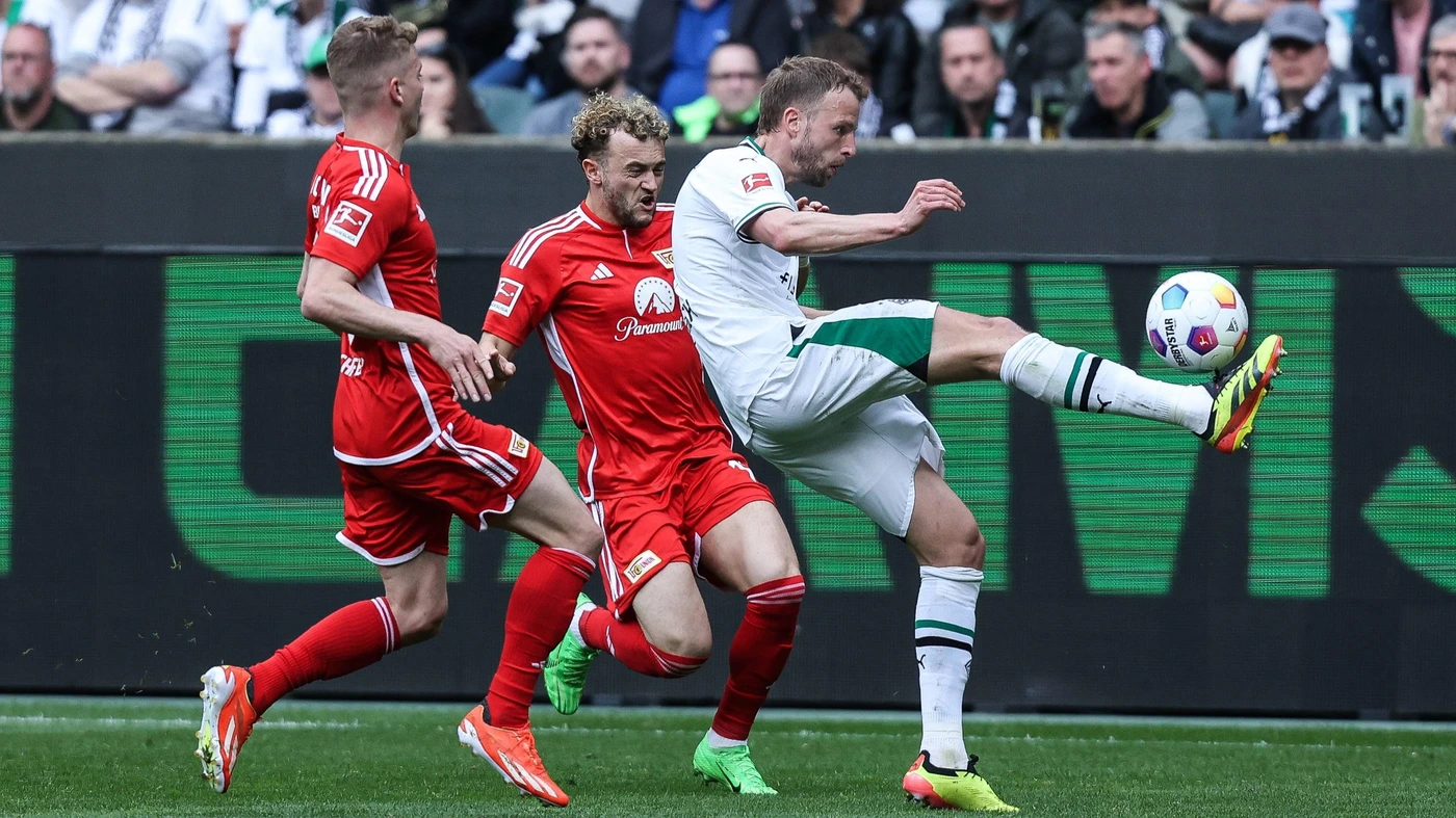 Sports, Football, Bundesliga Season 2023 24 31 Matchday Borussia Mönchengladbach 1 FC Union Berlin 28 04 2024