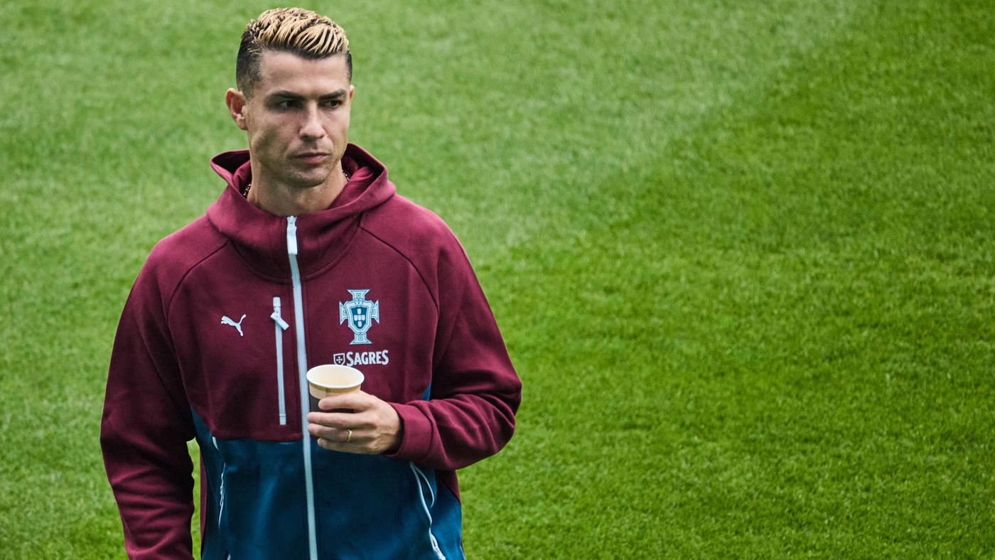 Cristiano Ronaldo of Portugal attends a national team, Nationalteam training session at Eleda Stadion in Malmo, Sweden, on September 29, 2026.