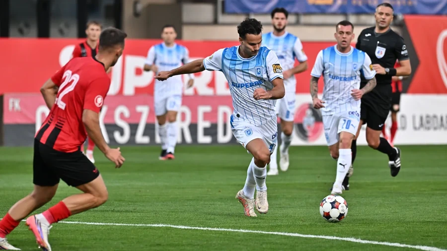 Csikszereda – Universitatea Craiova 0-1: Simon Elisor aduce victoria oltenilor la Miercurea Ciuc
