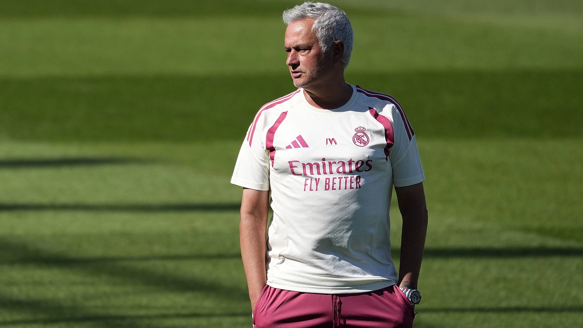 Real Madrid s coach Jose Mourinho during friendly match. July 24, 2026. 