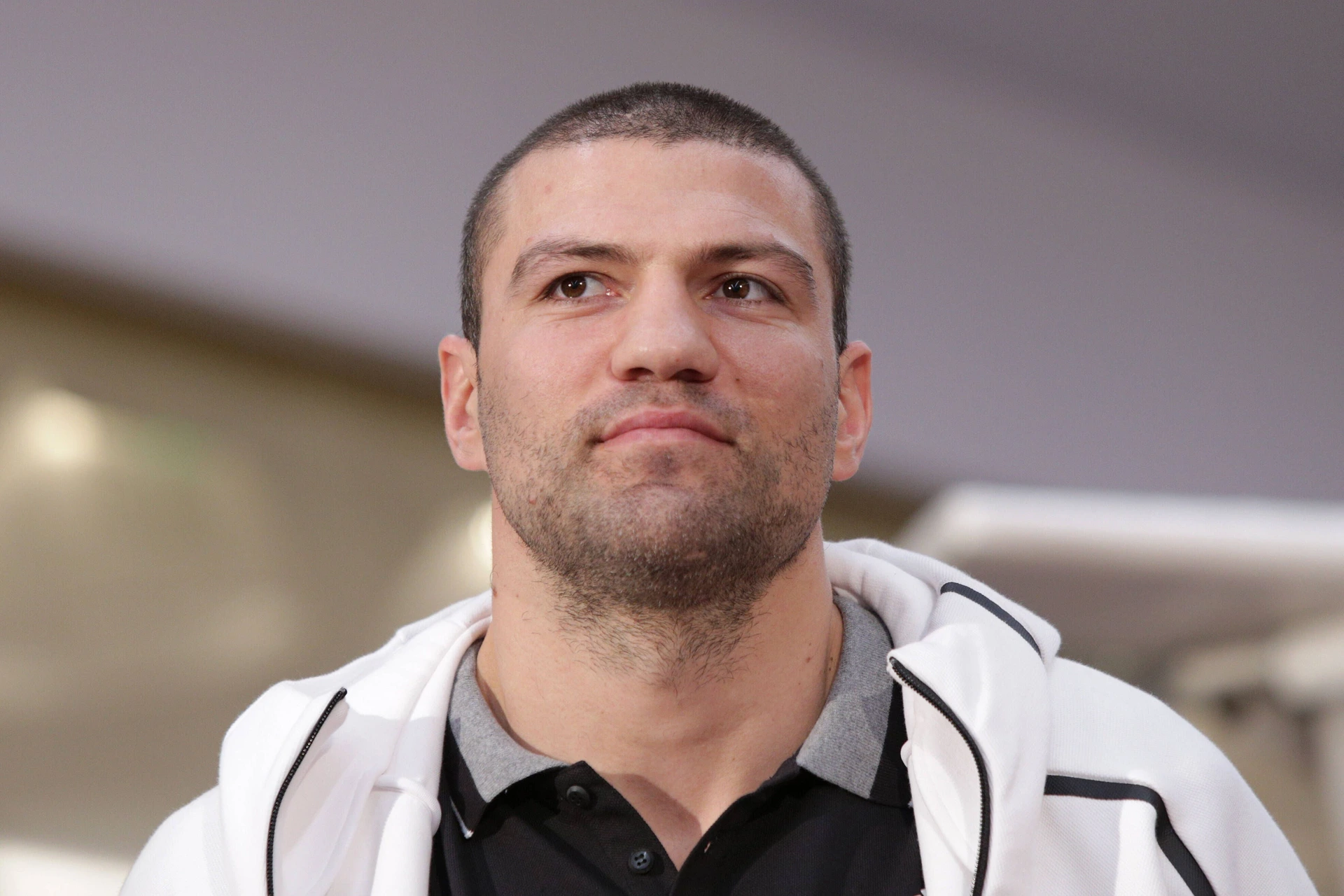 Tervel Pulev boxer Sofia, Bulgaria - November 30, 2016: Boxer Tervel Pulev attends on a press conference, PK, Pressekonferenz before his boxing match with Tomislav Rudan at WBA International Heavyweigh Championship. (License=RM) 10179930 LIC:RM