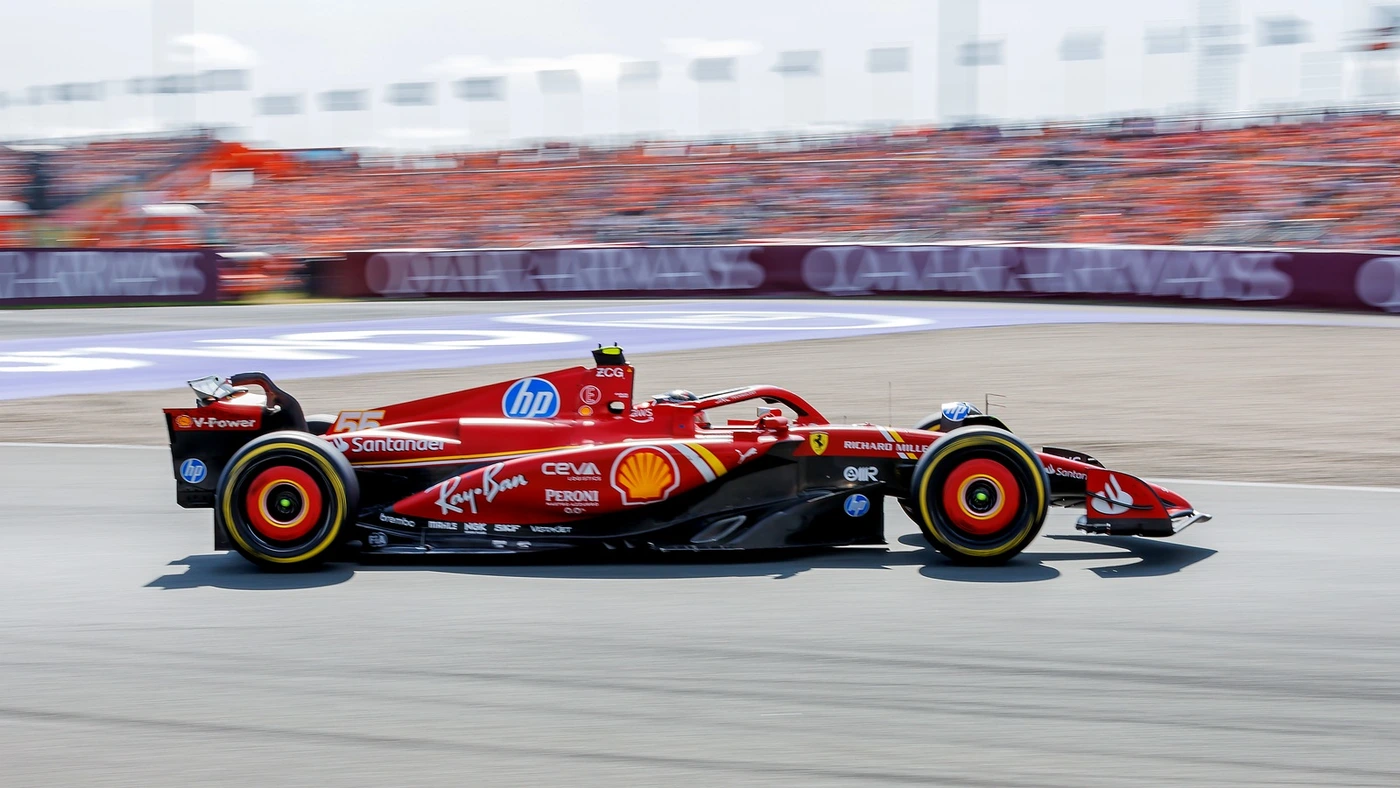 Ferrari Formula 1 car on track - repair for engine development article