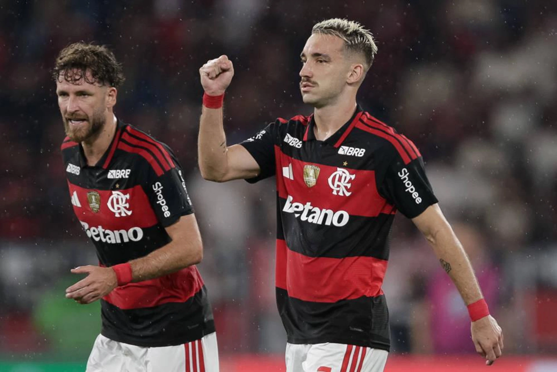 March 19, 2026, Rio De Janeiro, Rio De Janeiro, Brazil: RIO DE JANEIRO, BRAZIL - MARCH 19: LEO ORTIZ of Flamengo celebrates after scoring the team s first goal during the match between Flamengo and Remo as part of Brasileirao 2026 at Maracana Stadium on March 19, 2026 in Rio de Janeiro, Brazil. Soccer - Brasileirao 2026 - Flamengo V Remo PUBLICATIONxINxGERxSUIxAUTxONLY - ZUMAc227 20260319_zsp_c227_009 Copyright: xRuanoxCarneirox