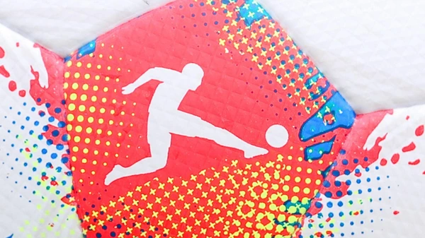 12 07 2025, Close-up official match ball of the 1 German Football League Bundesliga Derbystar Select with logo emblem of the BL