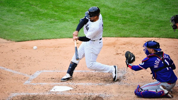 May 22, 2025, Bronx, New York, USA: Yankee s TRENT GRISHAM 12 at bat. In a 1-0 win in the Bronx, the New York Yankees secured the series sweep over the Texas Rangers.