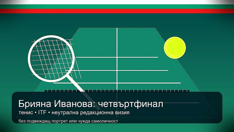 Брияна Иванова с първи четвъртфинал в кариерата на турнир от ITF