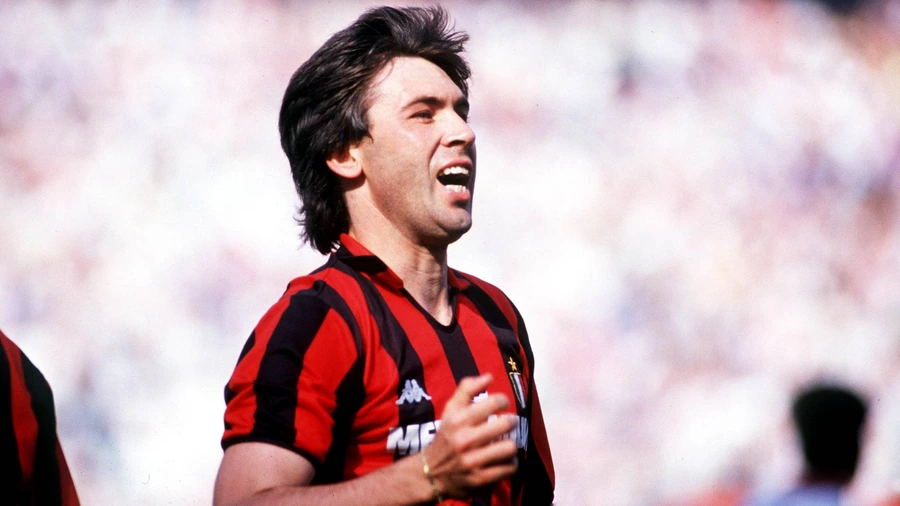 CALCIO: Carlo Ancelotti: da centrocampista a leggenda della Champions