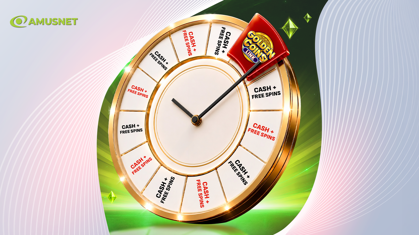 Golden Coins Link Spins Amusnet