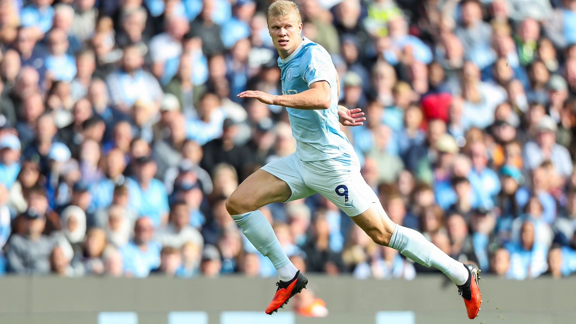 Erling Haaland Of Manchester City during the Manchester City v Sunderland Premier League match at the Etihad Stadium, Manchester, England on 20 September 2026