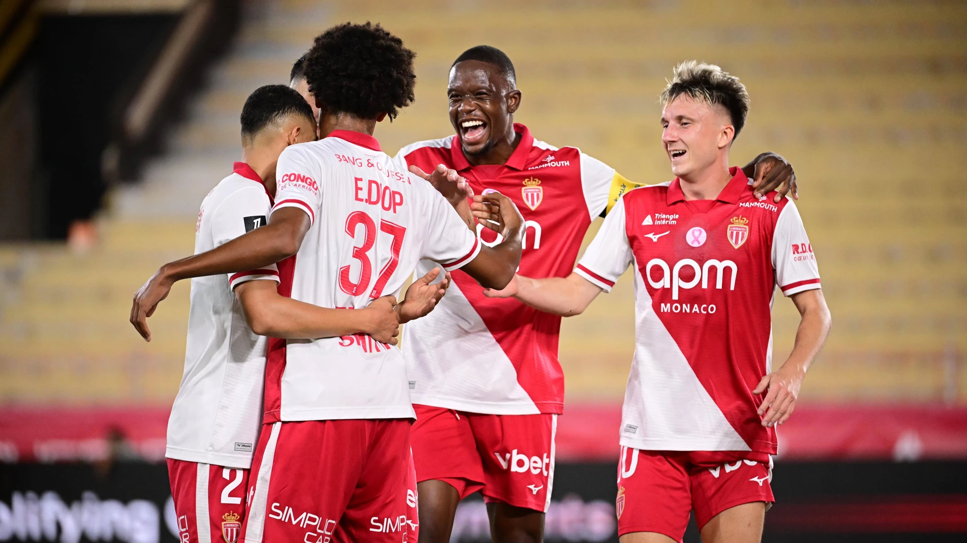 Vanderson, Diop, Edan, Zakaria, Denis, Golovin, Aleksandr FOOT L1 2026 MONACO TOULOUSE 2-2 STADE LOUIS II MONACO FRANCE October 10, 2026