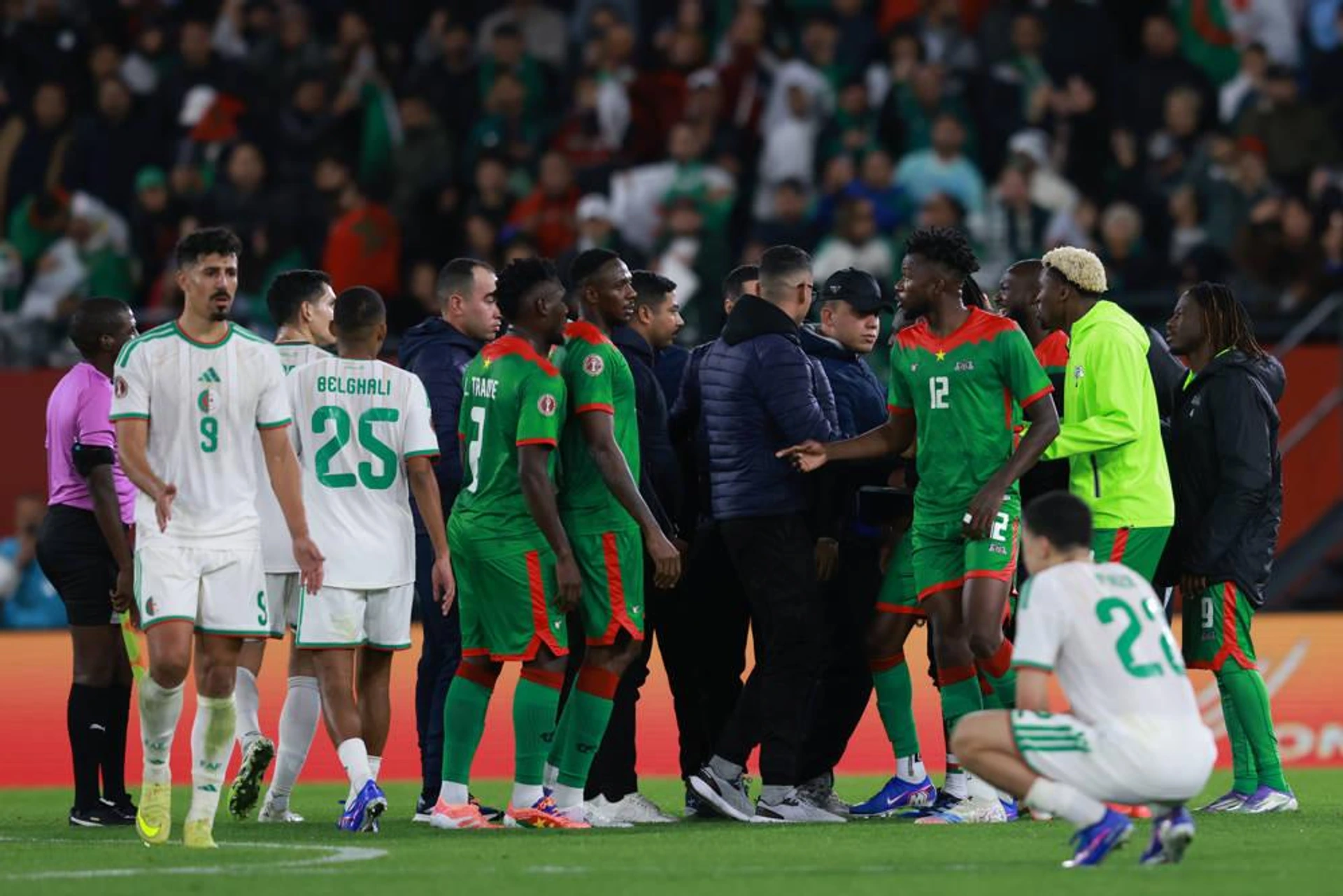 Morocco, Rabat - 28 December 2025 - Edmond Tapsoba of Burkina Faso nationla team during the Africa Cup of Nations 2025 match of group E between Algeria national team, Nationalteam and Burkina Faso national team at Stade Prince Moulay el Hassan in Rabat. AFCON 2025 - Algeria vs. Burkina Faso Copyright: xSFSIx