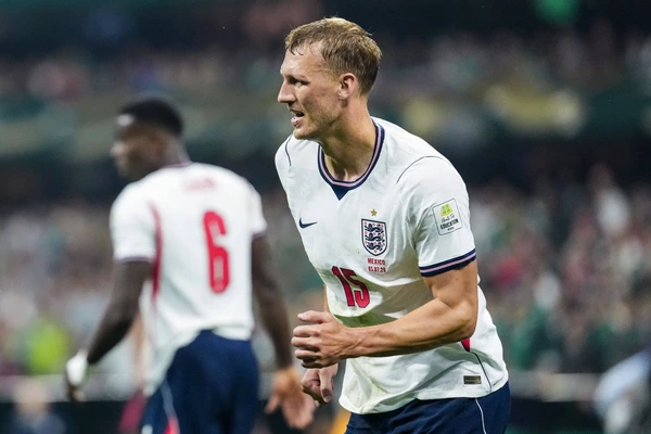 Dan Burn of England looks on during the FIFA Men’s World Cup 2026 round of 16 football match between Mexico and England at Mexico City Stadium, in Mexico City on July 5th 2026 (Photo by Alexandra F...