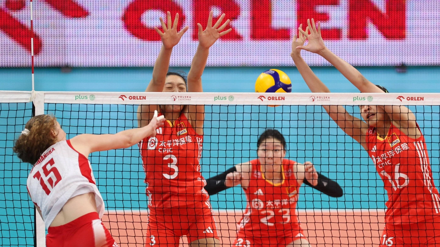 RADOM 19.07.2025 SIATKOWKA KOBIET MECZ TOWARZYSKI : POLSKA - CHINY WOMENS VOLLEYBALL FRIENDLY MATCH : POLAND - CHINA NZ XIN TANG AOQIAN WANG
