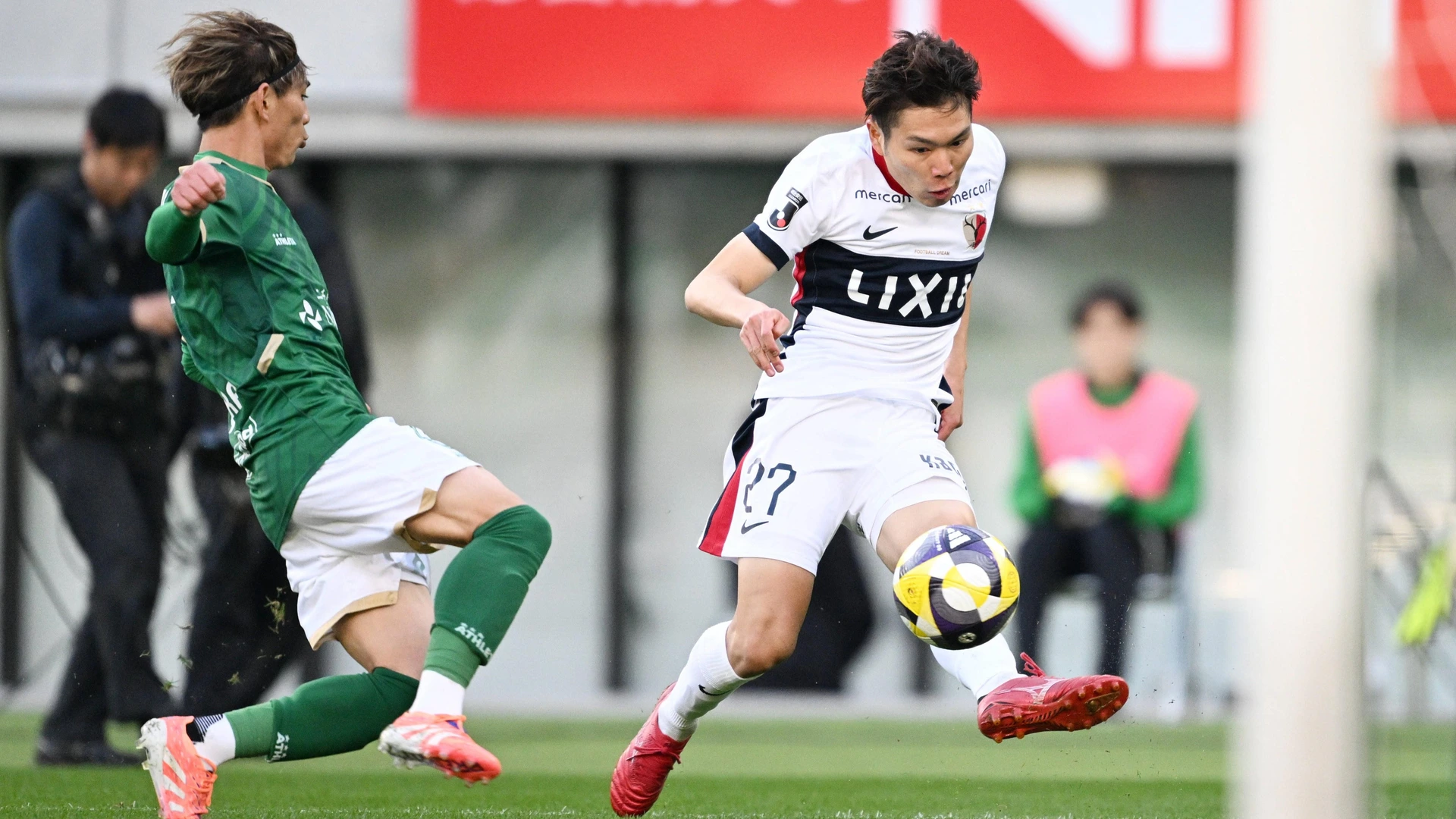 Yuta Matsumura Antlers, NOVEMBER 30, 2025 - Football / Soccer : 2025 J1 League match between Tokyo Verdy 0-1 Kashima Antlers at Ajinomoto Stadium, Tokyo, Japan.