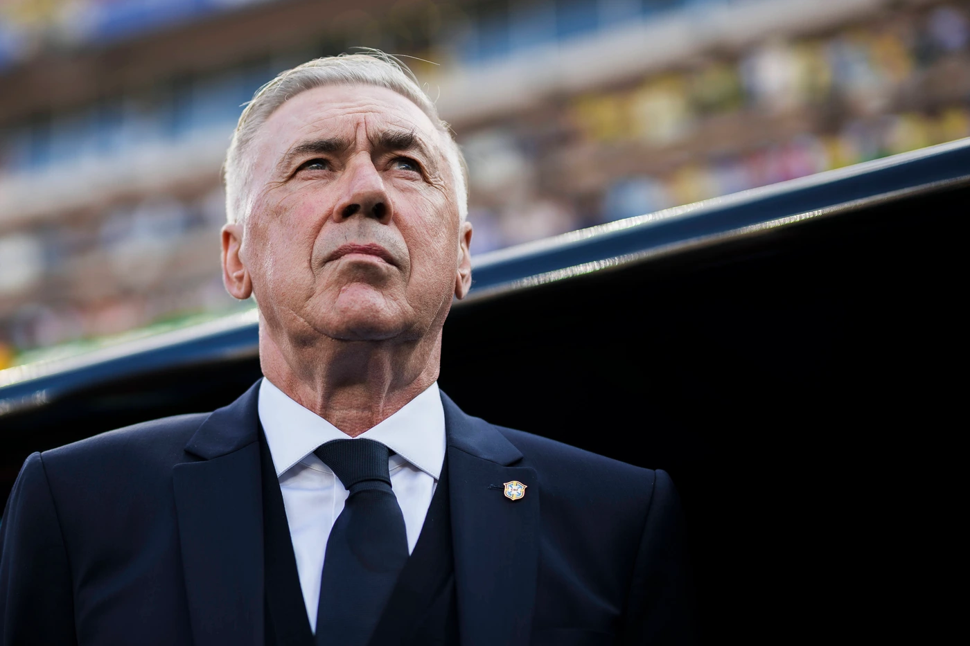 Brazil v Morocco - FIFA World Cup, WM, Weltmeisterschaft, Fussball 2026 Carlo Ancelotti, head coach of Brazil, looks on prior to the FIFA World Cup 2026 Group C football match between Brazil and Mo...