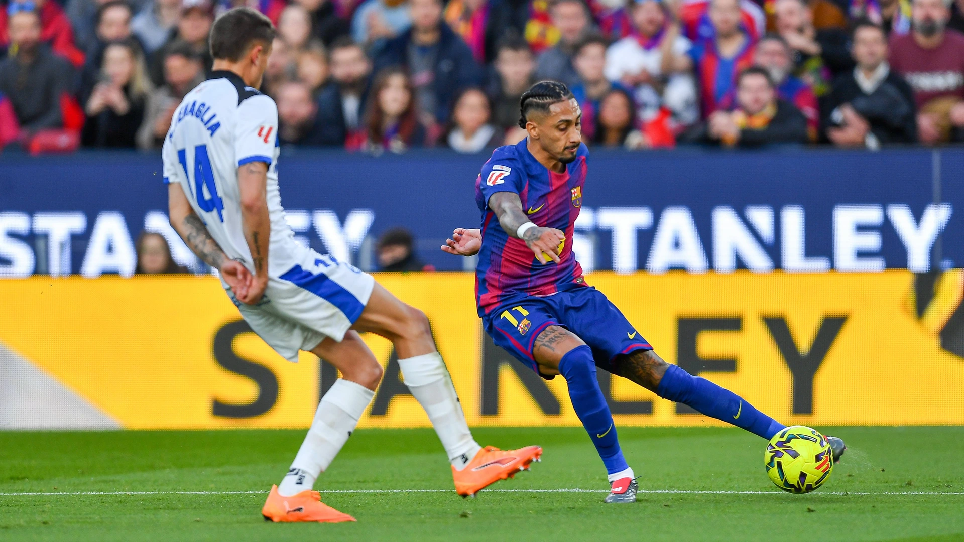 November 29 ,2025 Raphina 11 of FC Barcelona during the match between FC Barcelona and Deportivo Alaves