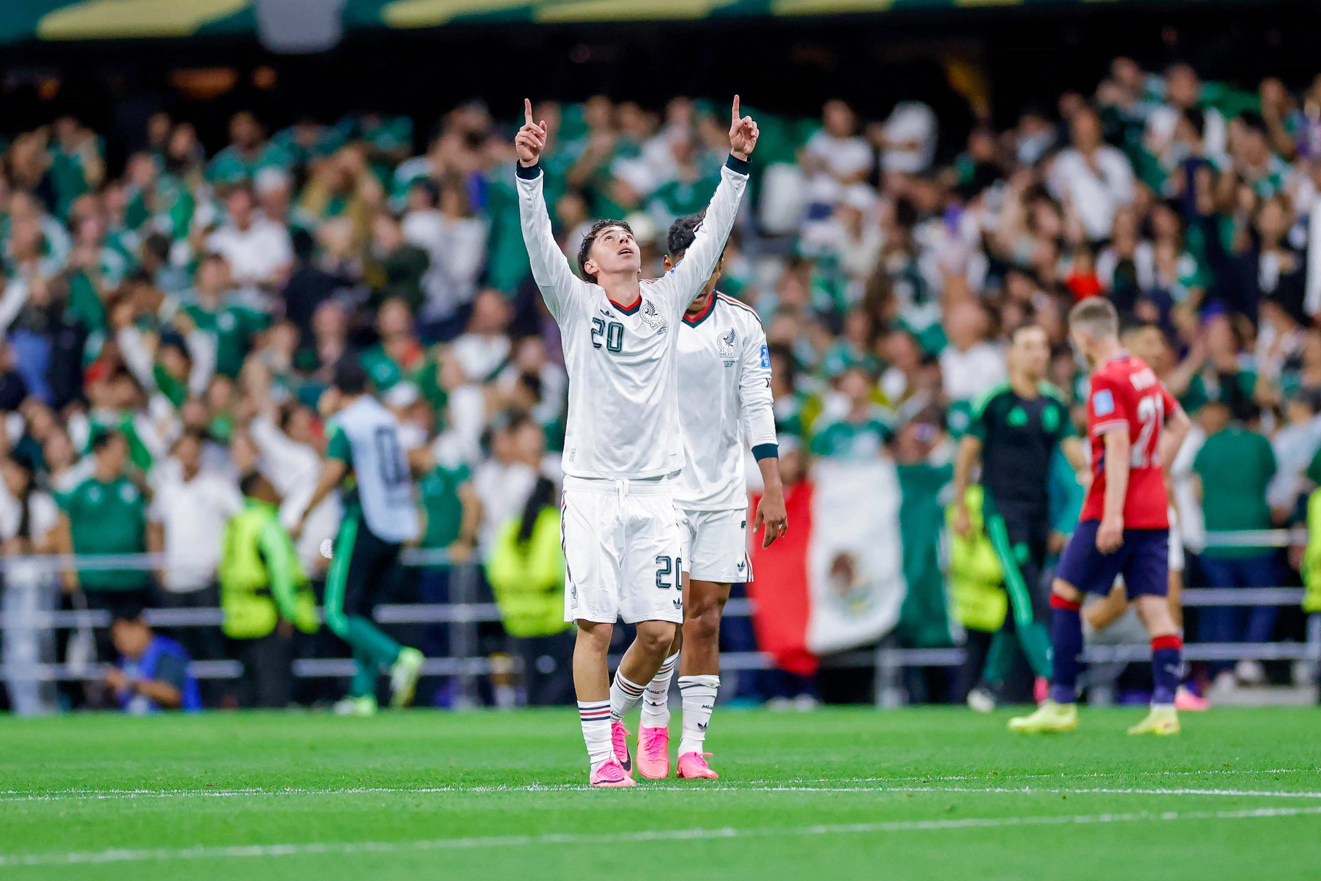 FIFA World Cup, WM, Weltmeisterschaft, Fussball 2026 CZECHIA VS MEXICO FIFA WORLD CUP 2026 CZECHIA VS MEXICO CZECHIA VS MEXICO 24062026 MEXICO CITY, MEXICO Action photo of Mateo Chavez (No. 20) of ...
