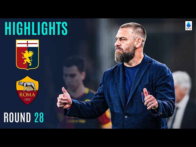 GENOA-ROMA | HIGHLIGHTS | De Rossi Stuns Roma | Serie A 2025/26