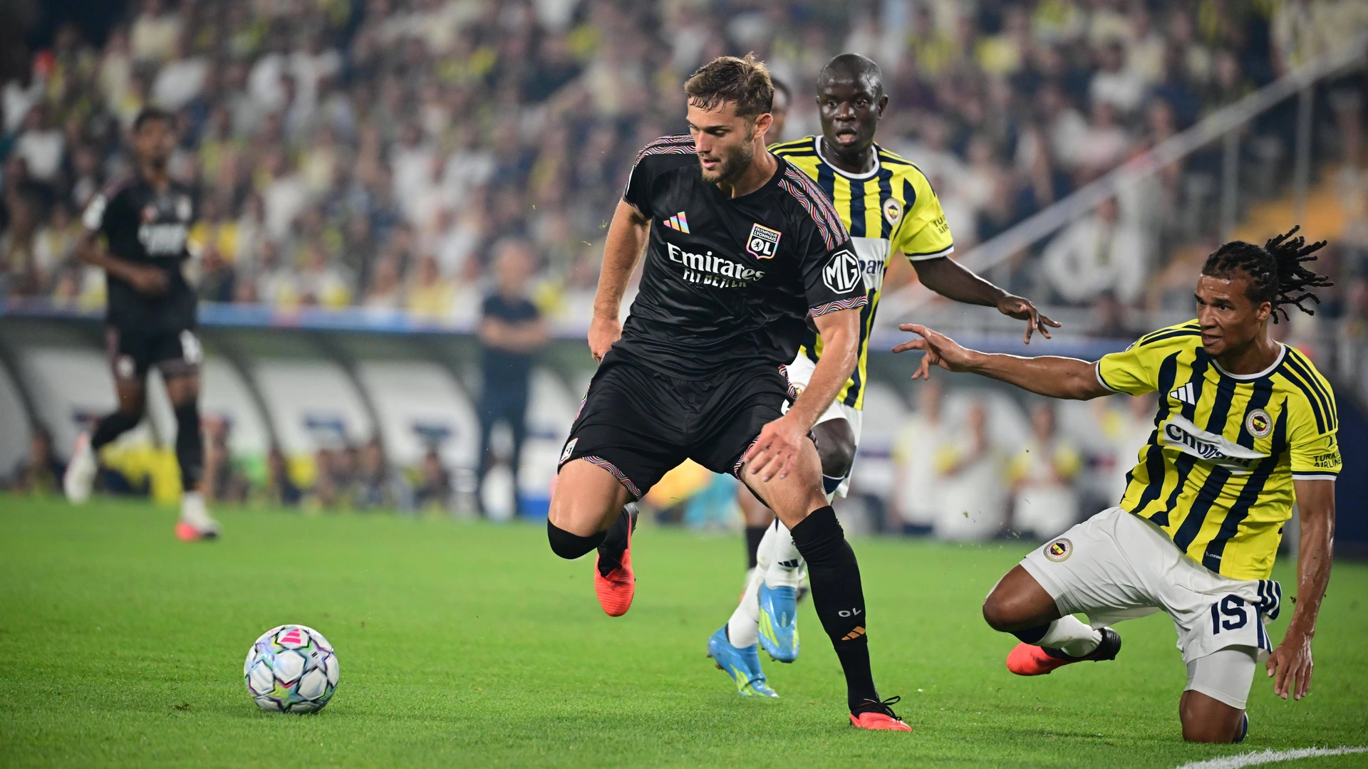 Tessmann, Tanner, Kante, N. Golo, Ake, Nathan FOOTBALL CHAMPIONS LEAGUE 2026 FENERBAHÇE vs. LYON 11 SUKRU SARACOGLU STADIUM, ISTANBUL, TURKEY August 18, 2026
