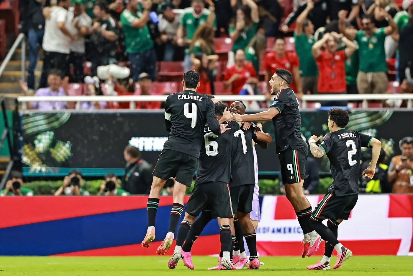 RECORD DATE NOT STATED 18th June 2026; Guadalajara Stadium, Guadalajara, Mexico; FIFA World Cup, WM, Weltmeisterschaft, Fussball Football, Group A Mexico versus South Korea; Luis Romo of Mexico cel...