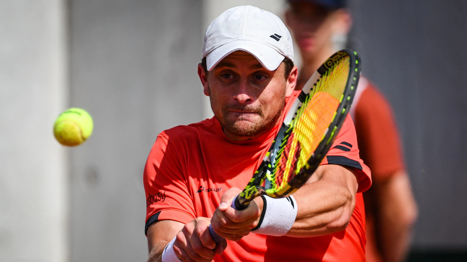 Clement TABUR of France during the fourth qualifying day of the Roland-Garros 2025, French Open, Grand Slam tennis tournament on 22 May 2025 at Roland-Garros stadium in Paris, France