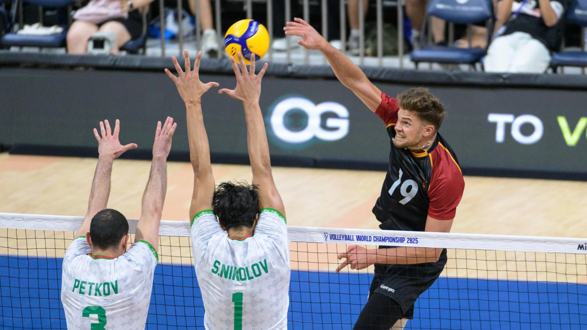 September 13, 2025, Pasay City, Manila, Philippines: Germany vs Bulgaria during the FIVB Mens Volleyball World Championship, in Manila, Philippines. Bulgaria beat Germany in 3 sets.