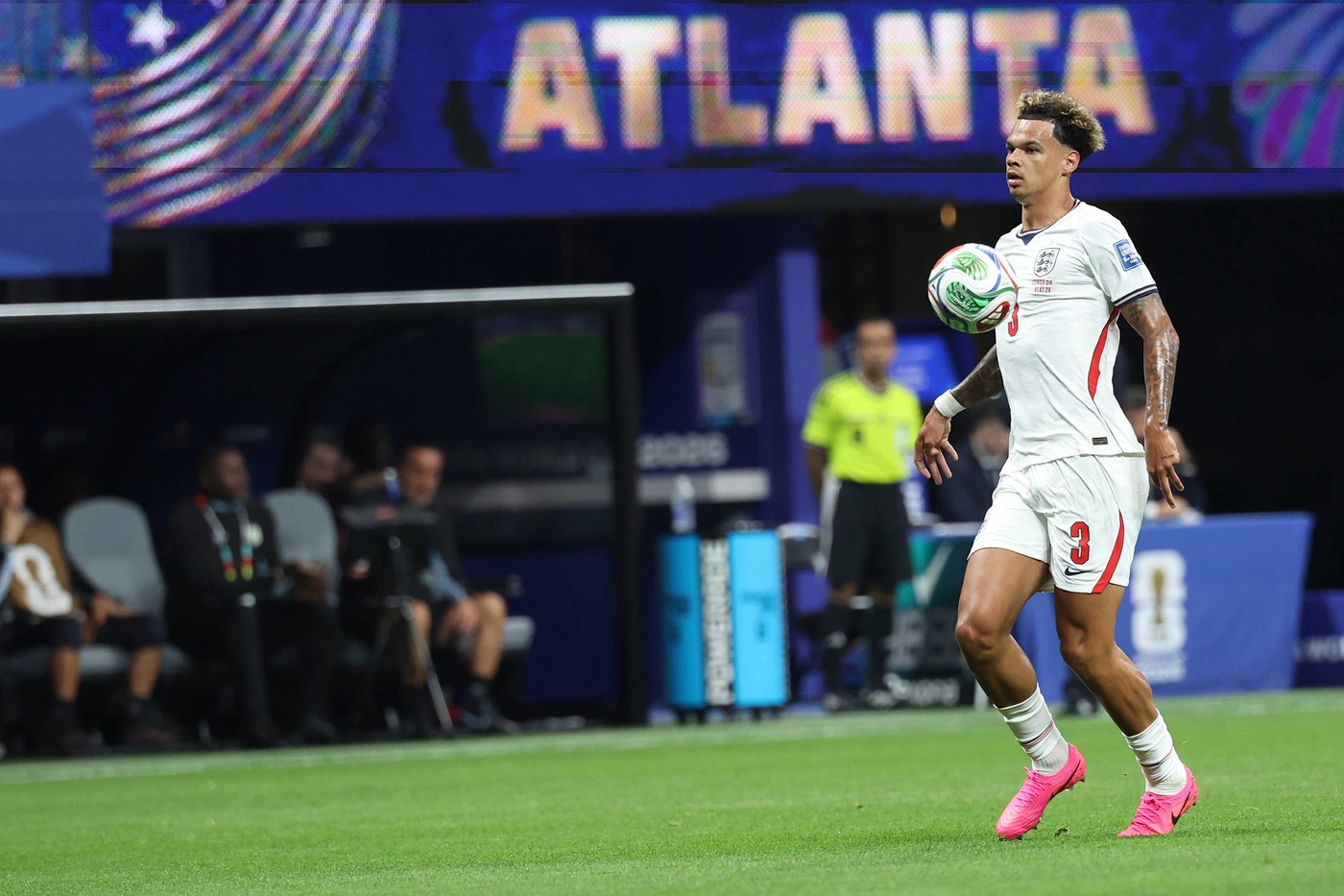 SOCCER - FIFA World Cup, WM, Weltmeisterschaft, Fussball 2026 ATLANTA,GEORGIA,USA,01.JUL.26 - SOCCER - FIFA World Cup 2026, USA, Mexico, Canada, round of 32, England vs Congo DR. Image shows Nico O...
