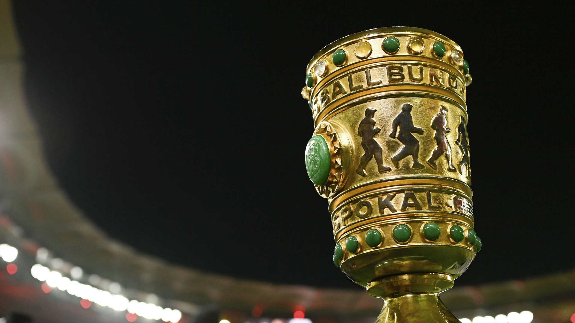 DFB Cup, trophy, grandstand