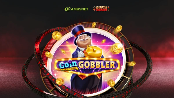 🎰 НОВА ИГРА В WINBET: Джентълмен и прасенце-касичка събират златни монети в Coin Gobbler